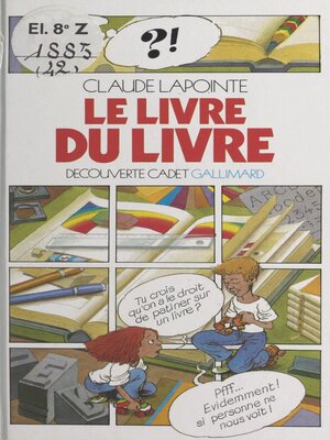 cover image of Le livre du livre